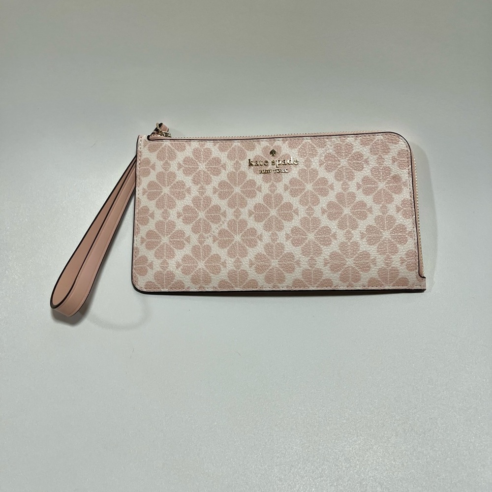 Kate Spade Blush Floral Wristlet